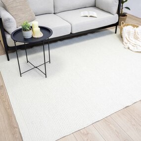 Wollteppich - Serenity Handwoven - Creme Wollteppich - Serenity Handwoven - Creme