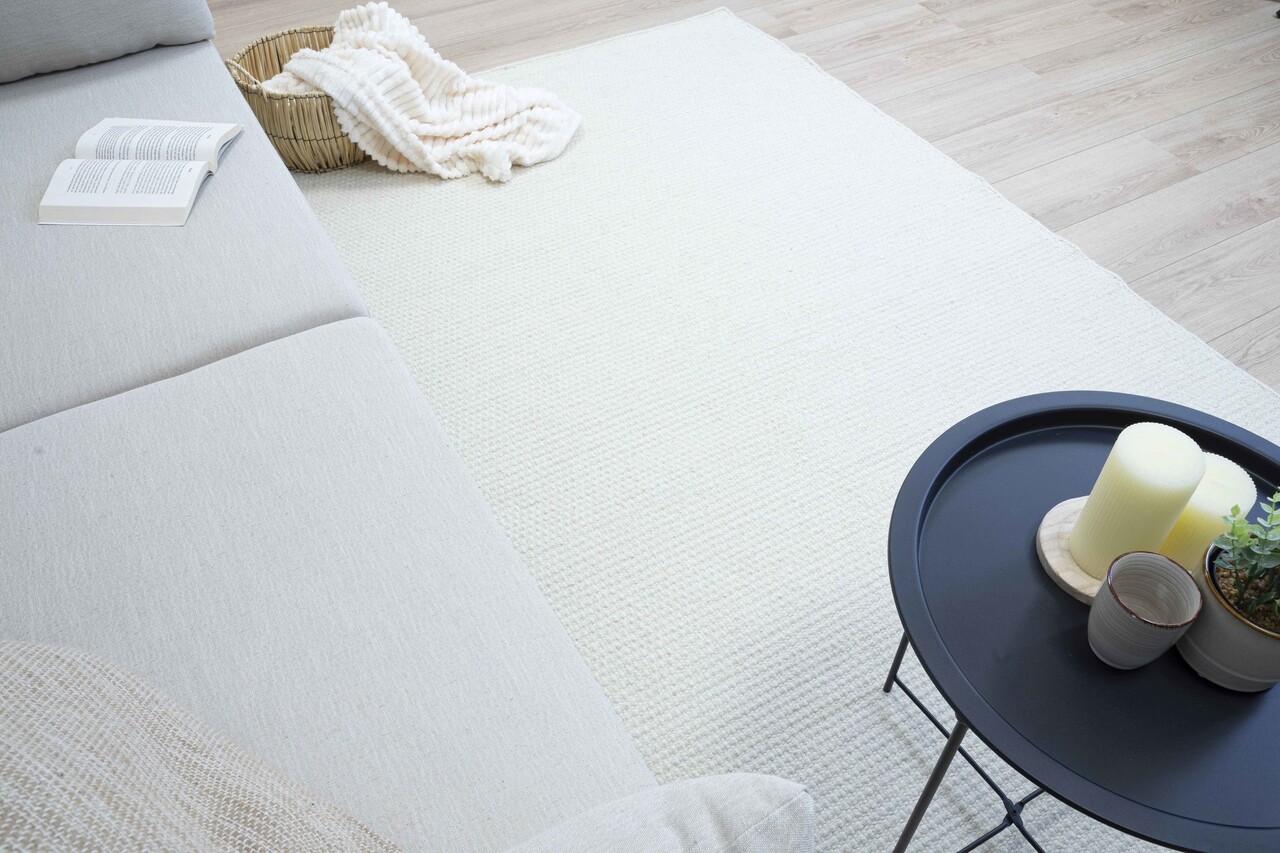 Wollteppich - Serenity Handwoven - Creme Wollteppich - Serenity Handwoven - Creme