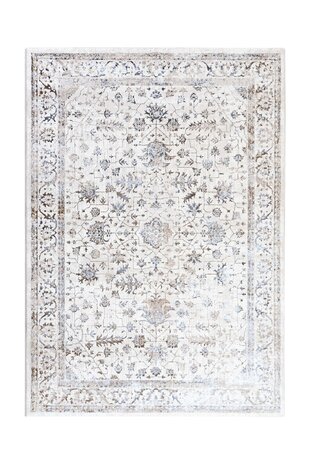 Minye Modern Creme / Beige / Grau Teppich - Designer