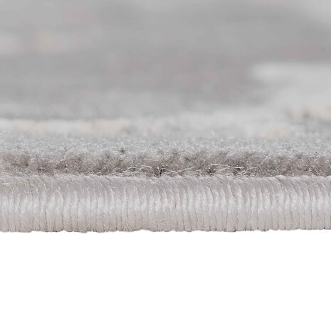 Teppich Tamara - Marmor Design Modern Kurzflor - Grau