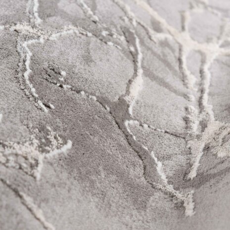 Teppich Tamara - Marmor Design Modern Kurzflor - Grau