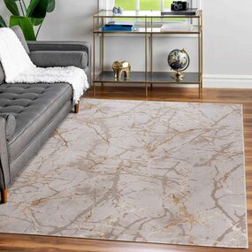 Teppich Tamara - Marmor Design Modern Kurzflor - Creme Teppich Tamara - Marmor Design Modern Kurzflor - Creme