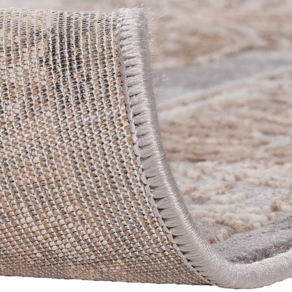 Teppich Tamara - Klassisches Design Modern Kurzflor - Grau