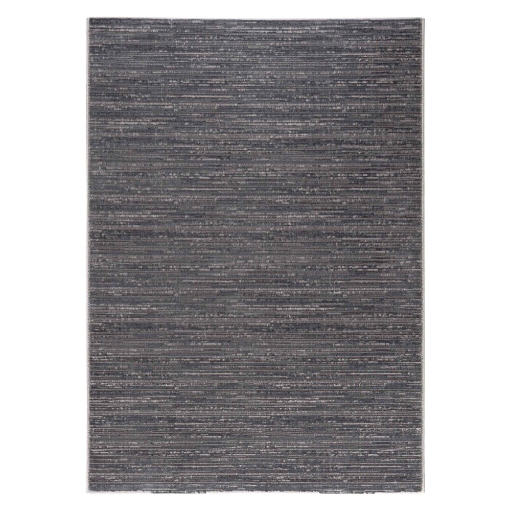 Eleganza Teppich - Gestreift Modern Kurzflor - DunkelGrau Eleganza Teppich - Gestreift Modern Kurzflor - DunkelGrau