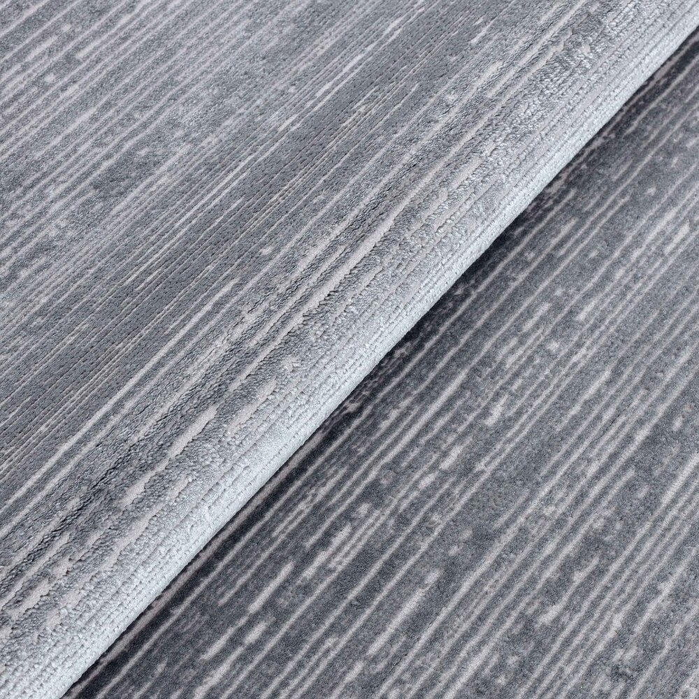 Eleganza Teppich - Gestreift Modern Kurzflor - DunkelGrau Eleganza Teppich - Gestreift Modern Kurzflor - DunkelGrau