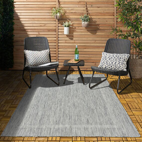 Capri Teppich In & Outdoor Grau Capri Teppich In & Outdoor Grau