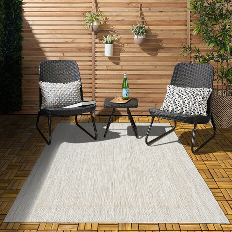 Capri Teppich In & Outdoor HellGrau Capri Teppich In & Outdoor HellGrau