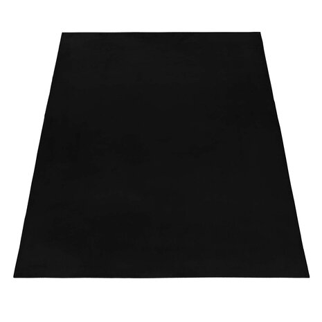 Teresa Hochflor Flauschiger Schwarz Teppich - Teresa Hochflor Flauschiger Schwarz Teppich -