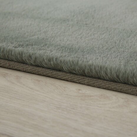 Teresa Hochflor Flauschiger Grün Teppich - Teresa Hochflor Flauschiger Grün Teppich -
