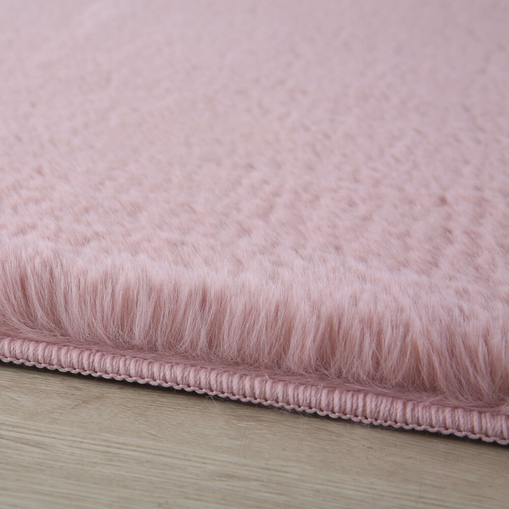 Teresa Hochflor Flauschiger Rosa Teppich - Teresa Hochflor Flauschiger Rosa Teppich -