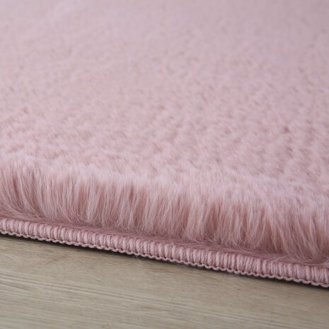 Teresa Hochflor Flauschiger Rosa Teppich - Teresa Hochflor Flauschiger Rosa Teppich -