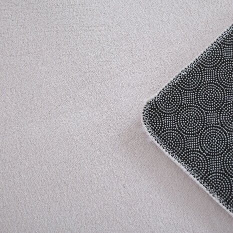 Alberta Kurzflor Flauschiger Teppich Creme - Alberta Kurzflor Flauschiger Teppich Creme -