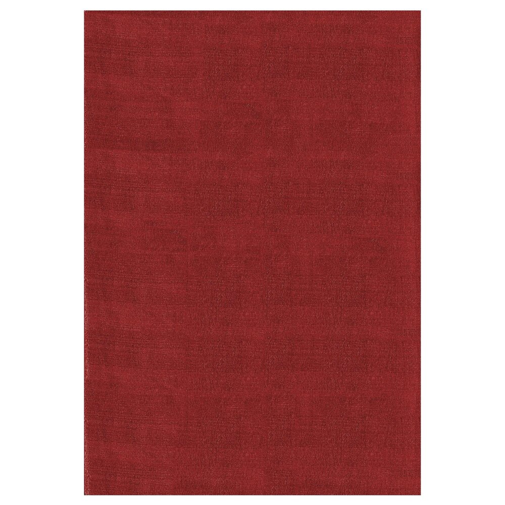 Alberta Kurzflor Flauschiger Rot Teppich - Alberta Kurzflor Flauschiger Rot Teppich -