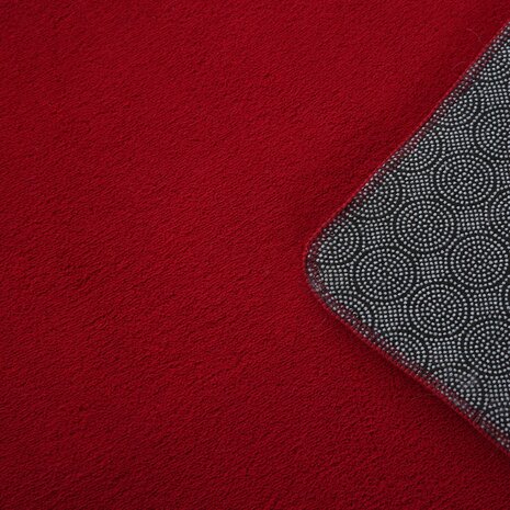 Alberta Kurzflor Flauschiger Rot Teppich - Alberta Kurzflor Flauschiger Rot Teppich -