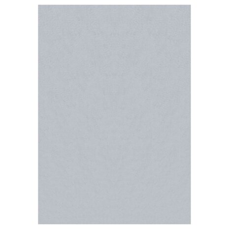 Alberta Kurzflor Flauschiger Silberner Teppich -