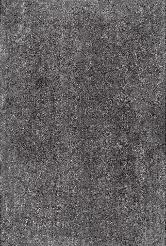 Waschbarer Teppich - Solid Grau Waschbarer Teppich - Solid Grau