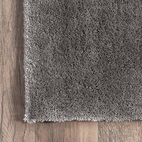 Waschbarer Teppich - Solid Grau Waschbarer Teppich - Solid Grau