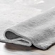 Waschbarer Teppich - Solid Silber Waschbarer Teppich - Solid Silber