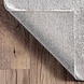 Waschbarer Teppich - Solid Silber Waschbarer Teppich - Solid Silber