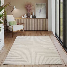 Modern Teppich - Eliora Geo Creme Modern Teppich - Eliora Geo Creme