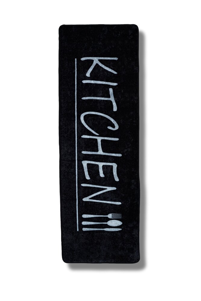 Küche 60X180 Cm Küche Läufer - Schwarz - Waschbar Küche 60X180 Cm Küche Läufer - Schwarz - Waschbar