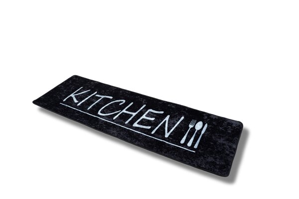 Küche 60X180 Cm Küche Läufer - Schwarz - Waschbar Küche 60X180 Cm Küche Läufer - Schwarz - Waschbar