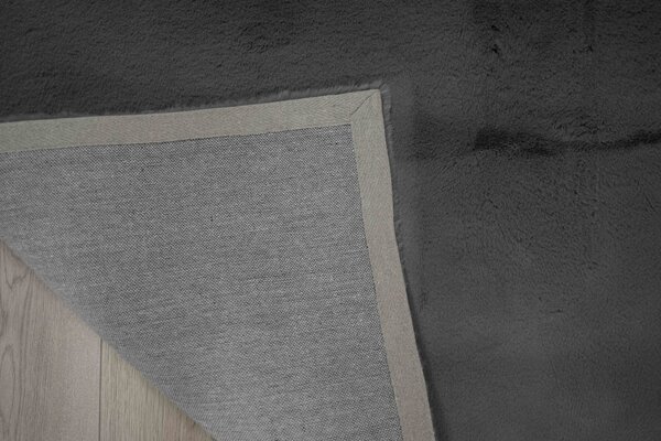 Flauschiger Teppich - Einfarbig Hochflor Superweich - Grau Flauschiger Teppich - Einfarbig Hochflor Superweich - Grau