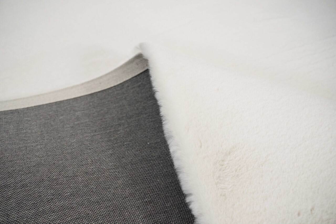 Flauschiger Teppich - Einfarbig Hochflor Superweich - Creme Flauschiger Teppich - Einfarbig Hochflor Superweich - Creme