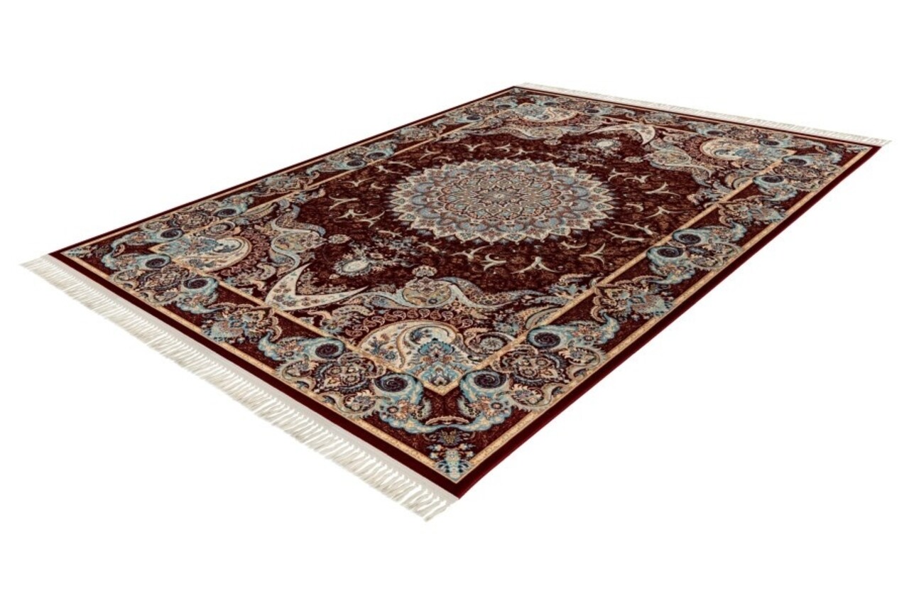 Darius Teppich - Medaillon Oriental Klassisch Persisch Design - Rot Darius Teppich - Medaillon Oriental Klassisch Persisch Design - Rot