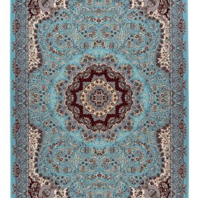 Darius Teppich - Medaillon Oriental Klassisch Persisch Design - Blau Darius Teppich - Medaillon Oriental Klassisch Persisch Design - Blau