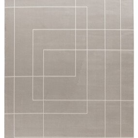 Claire teppich - Japandi Style Blocked And Striped Modern - Grau Claire teppich - Japandi Style Blocked And Striped Modern - Grau