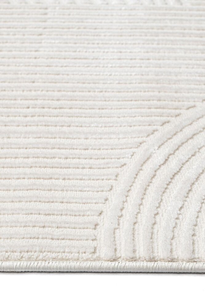 Nara Modern Teppich im japanischen Stil - Creme Nara Modern Teppich im japanischen Stil - Creme