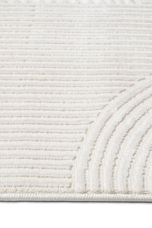 Nara Modern Teppich im japanischen Stil - Creme Nara Modern Teppich im japanischen Stil - Creme