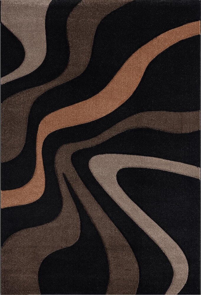 Kristal Modern Braun / Terra Teppich Kristal Modern Braun / Terra Teppich