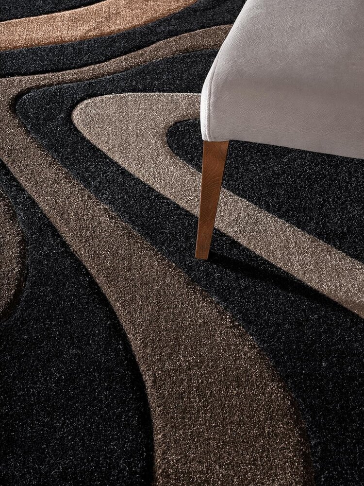 Kristal Modern Braun / Terra Teppich Kristal Modern Braun / Terra Teppich