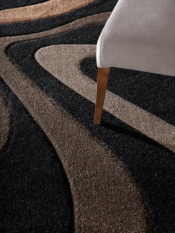 Kristal Modern Braun / Terra Teppich Kristal Modern Braun / Terra Teppich