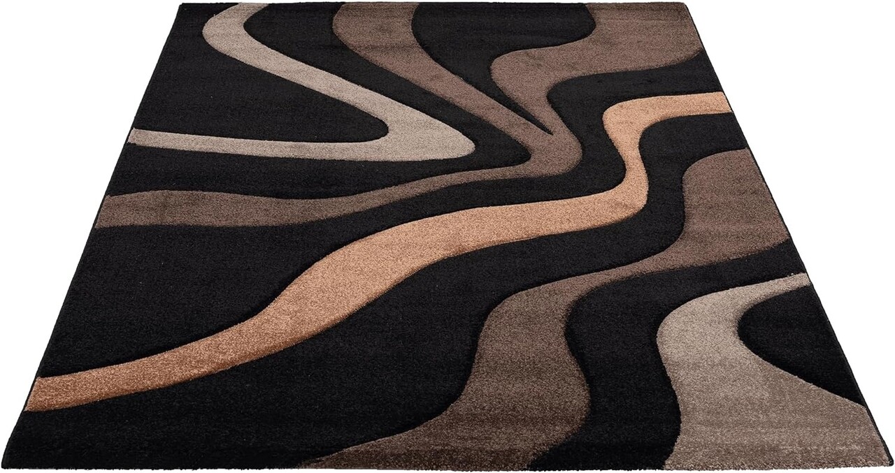 Kristal Modern Braun / Terra Teppich Kristal Modern Braun / Terra Teppich