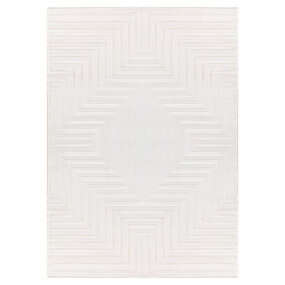 Cara teppich - Labyrinth Modern Japandi - Creme Cara teppich - Labyrinth Modern Japandi - Creme