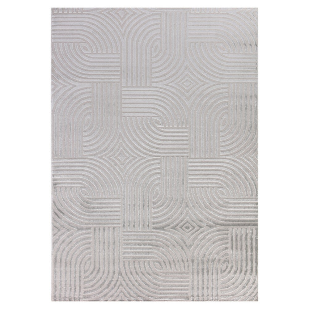 Teppich Cara - Architectura Modern Japandi - Silber