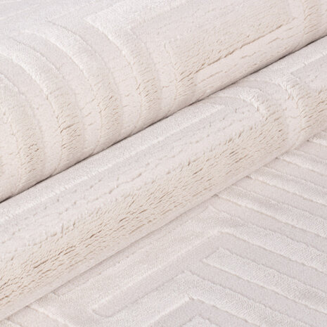 Teppich Cara - Cubico Modern Japandi - Creme