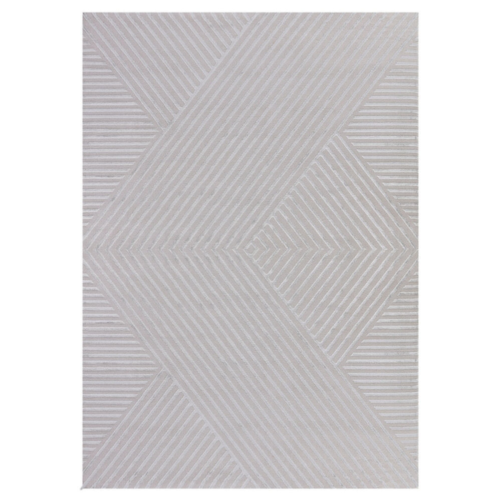 Cara teppich - Intersecto Modern Japandi - Silber Cara teppich - Intersecto Modern Japandi - Silber