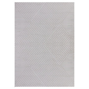 Cara teppich - Intersecto Modern Japandi - Silber Cara teppich - Intersecto Modern Japandi - Silber