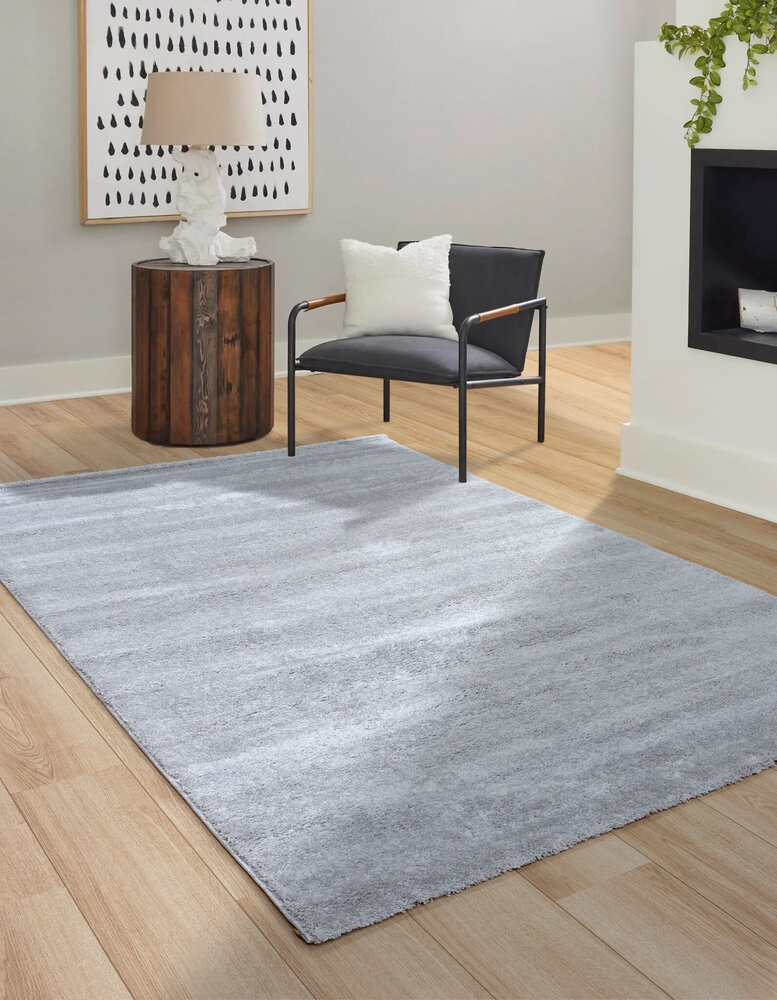 Bolana Teppich - Solid Modern - HellGrau / Silber Bolana Teppich - Solid Modern - HellGrau / Silber