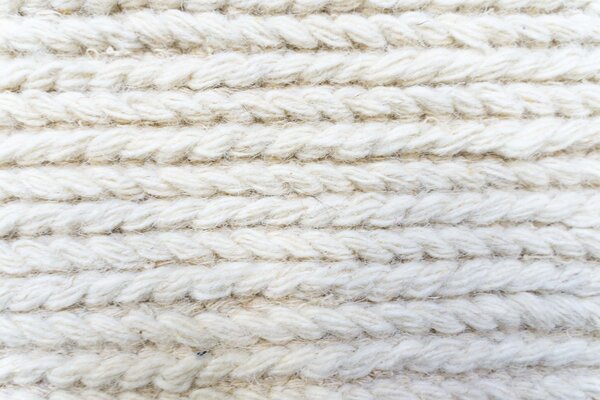 Teppich Rati - Handgewebte Wolle geflochten Modern - Creme Teppich Rati - Handgewebte Wolle geflochten Modern - Creme