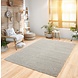 Rati Teppich - Handgewebte Wolle geflochten Modern - Beige / Taupe Rati Teppich - Handgewebte Wolle geflochten Modern - Beige / Taupe