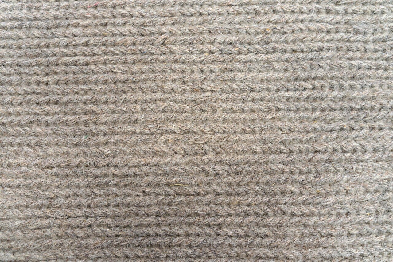 Rati Teppich - Handgewebte Wolle geflochten Modern - Beige / Taupe Rati Teppich - Handgewebte Wolle geflochten Modern - Beige / Taupe