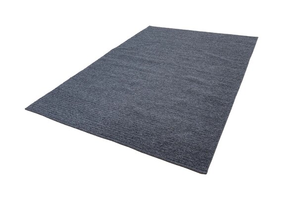 Teppich Rati - Handgewebte Wolle geflochten Modern - Anthrazit Teppich Rati - Handgewebte Wolle geflochten Modern - Anthrazit