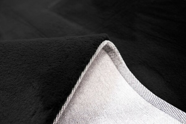 Comfy Vicenza Teppich - Weicher Hochflor - Schwarz