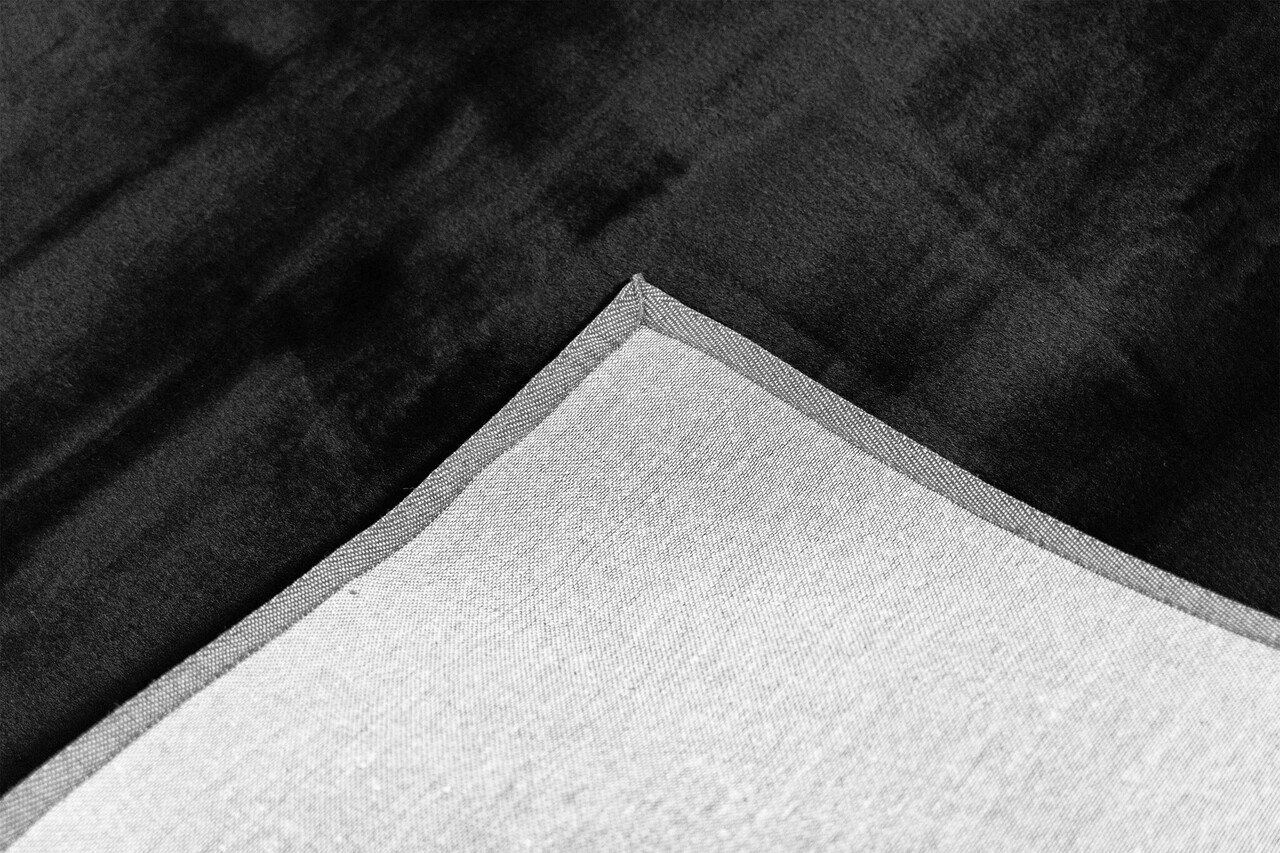 Comfy Vicenza Teppich - Weicher Hochflor - Schwarz