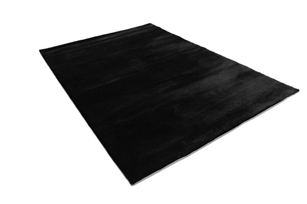 Comfy Vicenza Teppich - Weicher Hochflor - Schwarz